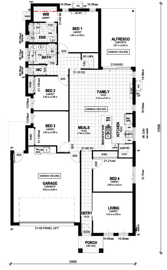 Single Storey 12m + Double Garage Type A No1 Property Guide
